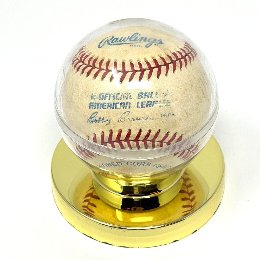 Vintage 1985–1989 Rawlings Bobby Brown Official American‎ League Baseball RO-A